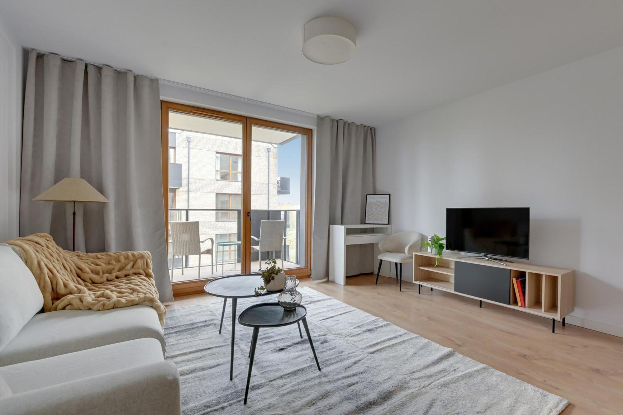 Front Park Apartments With Parking By Lion Apartments Gdaňsk Exteriér fotografie